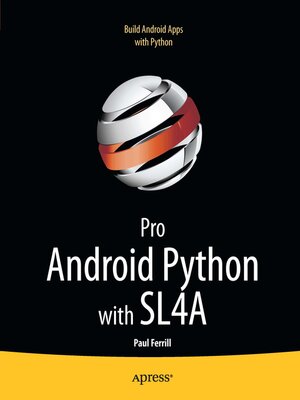 cover image of Pro Android Python with SL4A